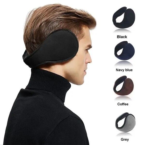 Men Women Windproof Earmuffs Ear Warm Protector Thicken Fluffy Plush Winter Warm Fleece Earmuff Outdoor Cycling Soft Ear Muffs