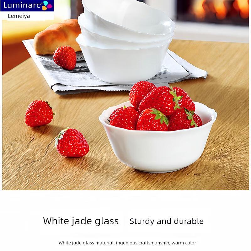 Luminarc Louis XV White Jade 4-Piece Dinnerware Set