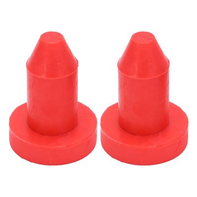 2 st Kajak Dräneringspluggar Tryck in Gummi Dräneringsproppar Pluggar för Sundolphin Kajak FiskebåtarRöd