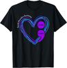 Suicide Prevention Awareness You Matter Purple and Teal T-Shirt