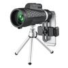 Portable Hd Monocular Telescope 10x With Phone Holder Tripod Bak4 Fmc Large Eyepiece For Sports Outdoor