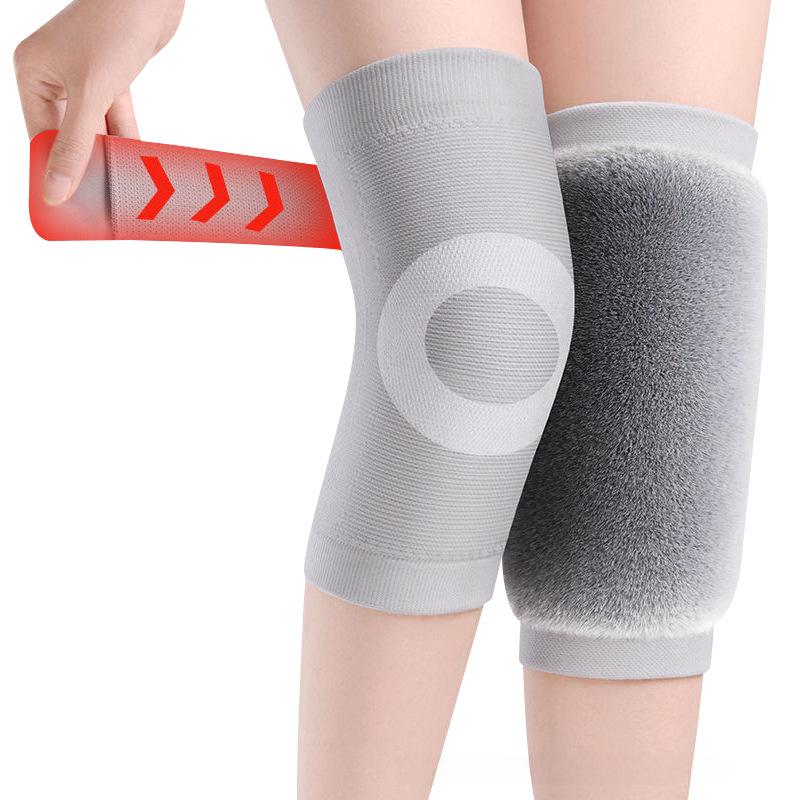Thickened Anti-Rabbit Fur Warm Knit Knee Pads for Cold Legs - Autumn/Winter New