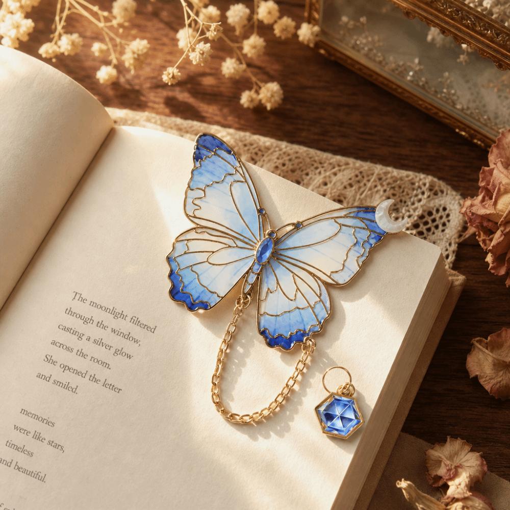 Reading Mark Hollow Out Butterfly Bookmark Flower Exquisite Craft Metal Bookmark Vintage Book Page Clip Readers Gifts