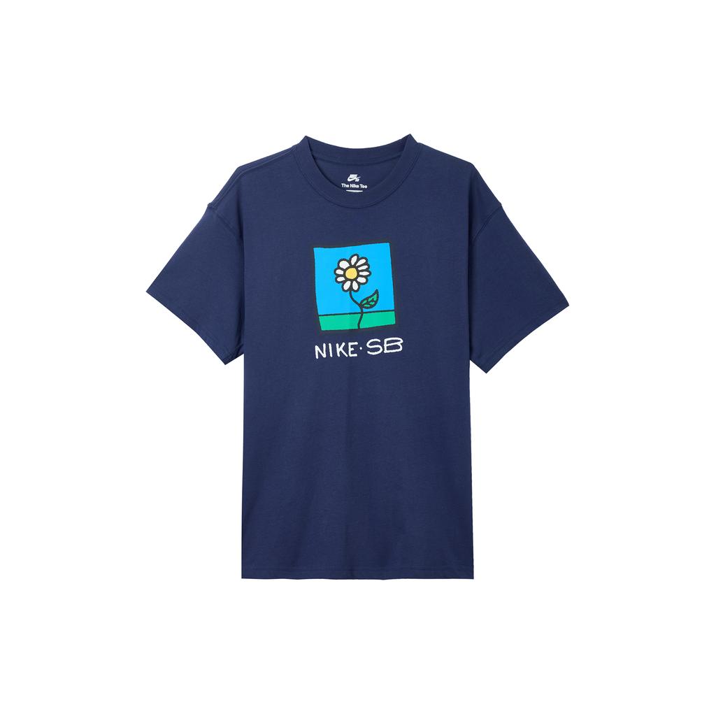 New Nike T Shirts Men's Navy Blue FB8139-410