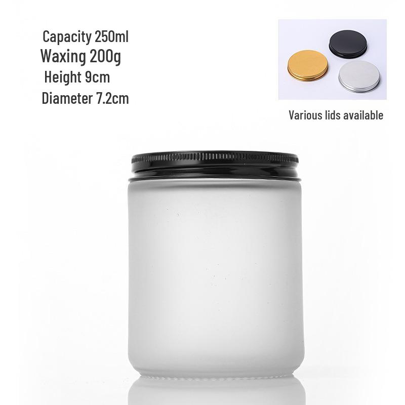 Glass Tea-Colored Aromatherapy Candle Holder and Cup Set