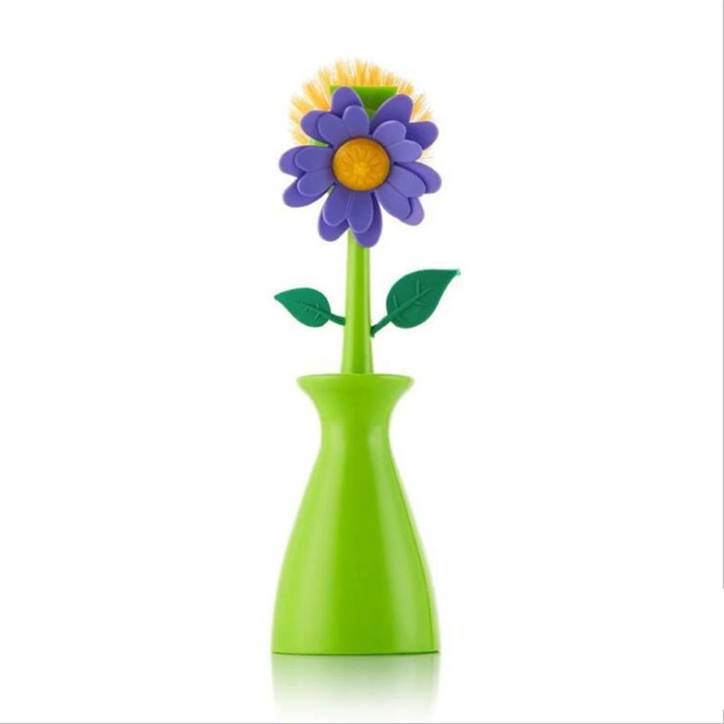 1 set - Kitchen brush, oil free, long handle pot brush, pot wash, bowl brush, creative cleaner