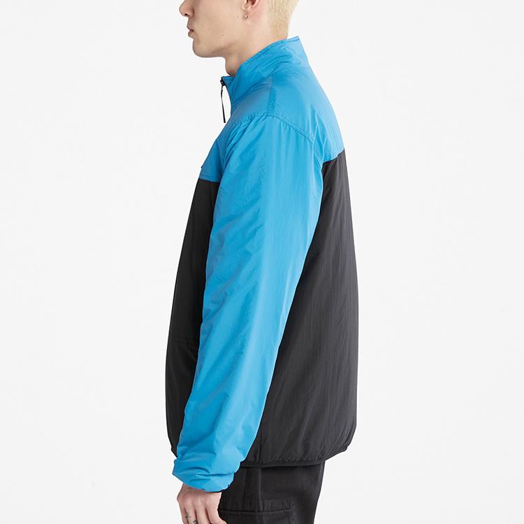 Timberland Color Block Outdoor Sports Casual Cotton Jacket Men Jacket Belize-Sea Black A5Z89-CZ9