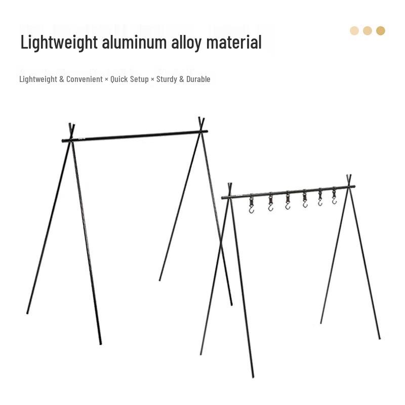 Outdoor Folding Aluminum Triangle Storage Rack
