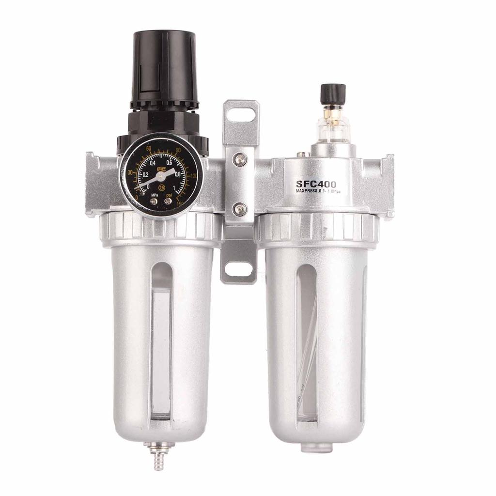 Air Filter Water Trap Set Source Processor Pressure Regulator Pneumatic Component Oil Separator