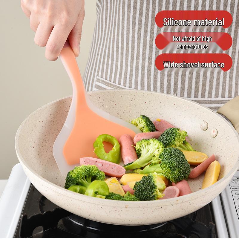 Food-Grade Silicone Non-Stick Tamagoyaki Spatula - High-Temperature Resistant Pancake & Egg Frying Scraper