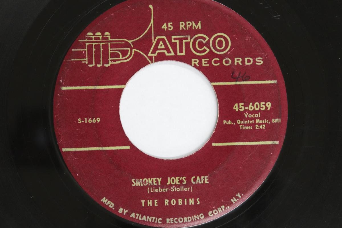 

7inch Record ROBINS - Smokey Joe s Cafe / Just Like A Foo 456059 ATCO RECORDS 1955 US Rock Used