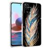Transparent Phone Case for Redmi 13C 12C 10C Note 13 12 11 11T K40 Plus Pro 5G Soft TPU Shell Fashion Gradient Feather Pattern