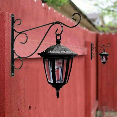Metal Wall Hook Wall-mounted Plant Hanger Hook with Screws Heavy-Duty Hook for Flower Baskets Bird Feeders Wind Chimes Door Fence