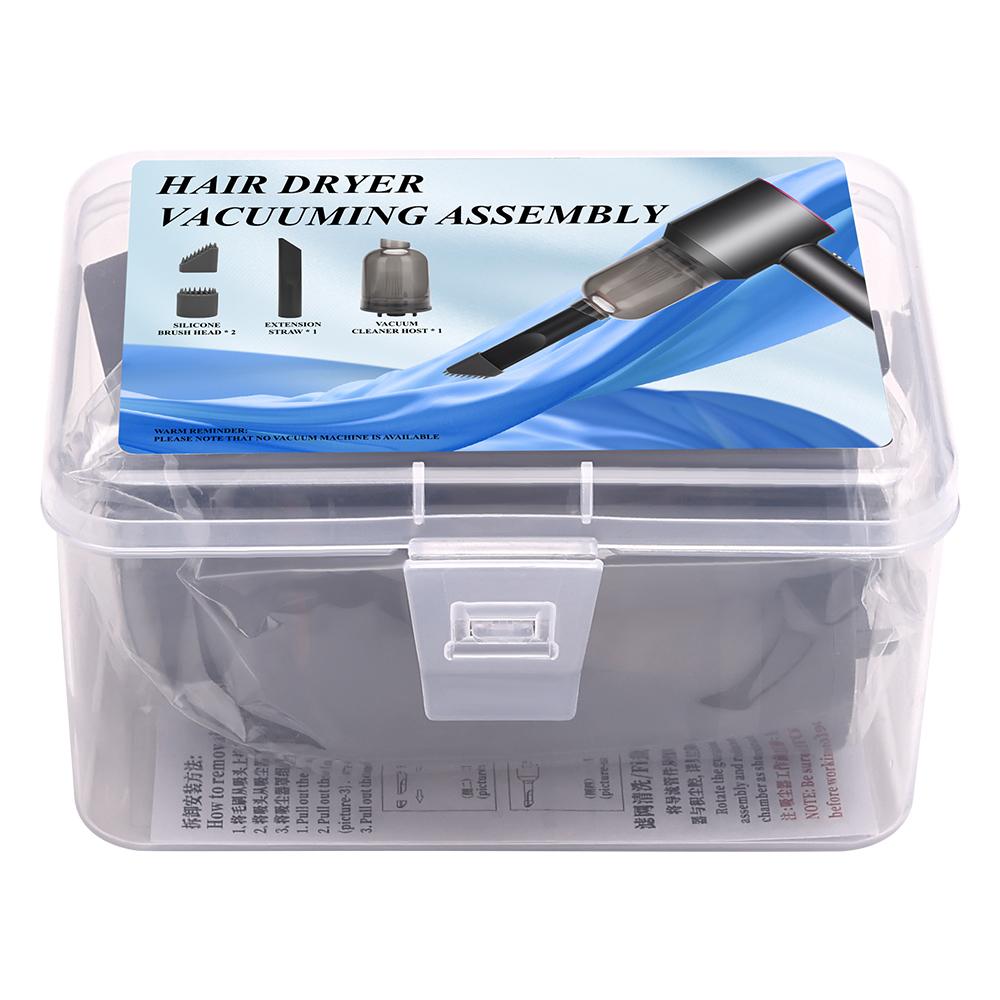 

Насадка для пылесоса для волос Портативная Съемная Чистящая Пылесборник Инструмент Турбо-реактивный воздуходув Адаптер Парикмахерские инструменты чёрный