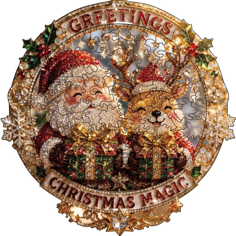 100pcs Acrylic Christmas Hanging Ornament High Transparency Christmas DIY Sun Catcher Home Decor