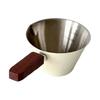 Espresso Measuring Cup Measuring Tool Unique Mouth Guide Clear Measurement Creative Multipurpose Extraction Cup for Milk Oil