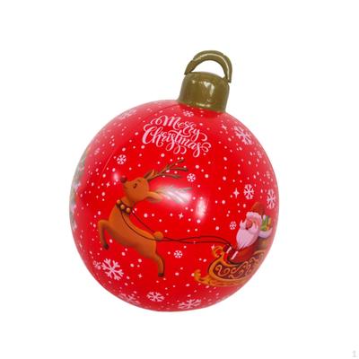 19 Inch Inflatable Christmas Ball Made of PVC, Decorative, Multifunctional, Indoor And Outdoor