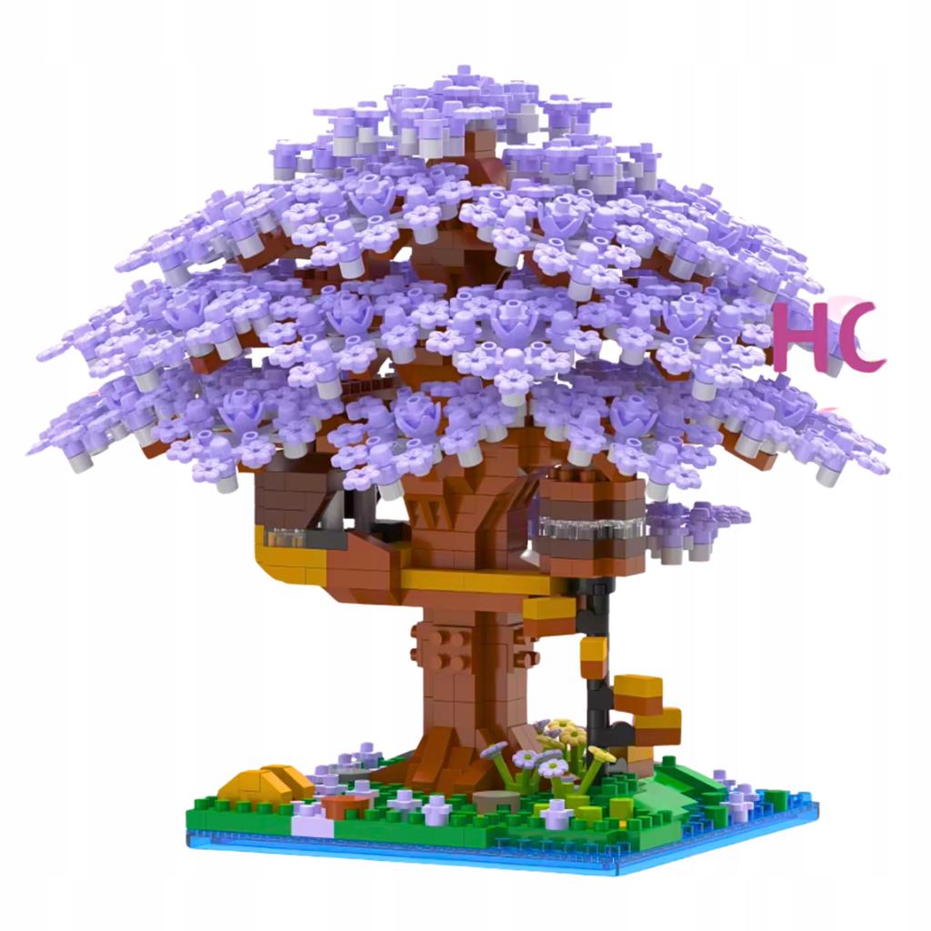 Construction Bricks Sakura Cherry Blossom Brick Set 1097 Pcs.