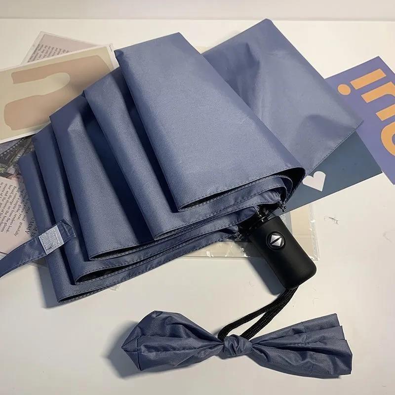 Retro Broken Flower Umbrella Female Advanced Folding Automatic Sun and Rain Protection Sun Umbrella