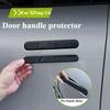Pour XPENG G6 Couvercle de Poignée de Porte en Fibre de Carbone Anti-Rayures Noir Brillant Accessoires de Style Extérieur Ajustement Personnalisé Amélioration