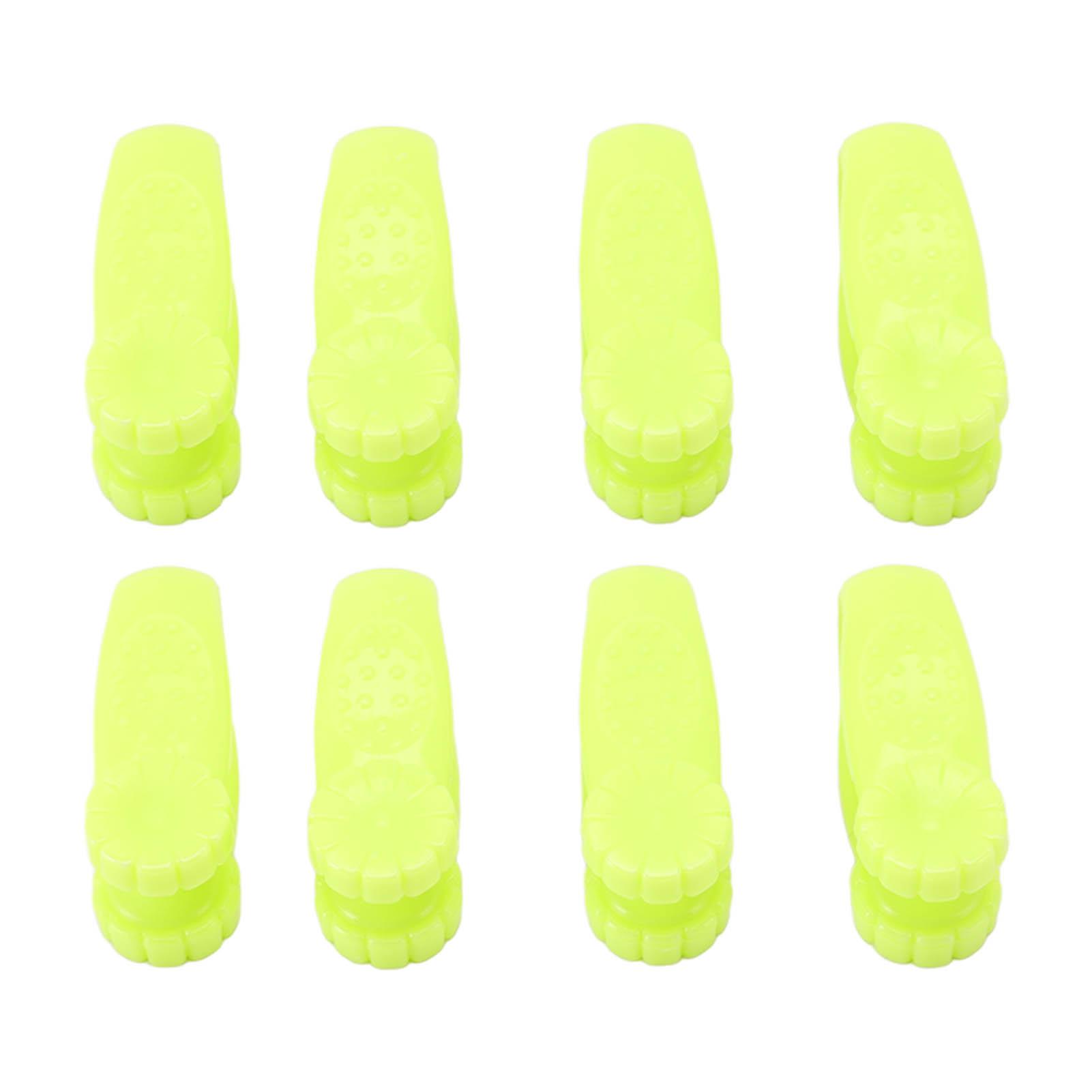 

8шт. Пластиковый зажим для акупрессуры между большим и указательным пальцами при мигрени зелёный