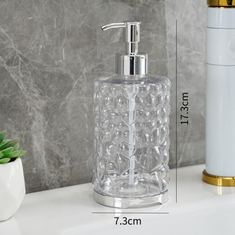 430ml Láhev na pleťové mléko Průhledná Tekuté mýdlo na ruce Luxusní Dávkovač mýdla Koupelna