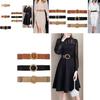 Stylish Retro Waist Belt For Women In Brown Black And Beige Elegant Dress Enhancer