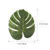30Pcs Artificial Monstera Leaves Green Simulation Plant Leaves Home Decoration Set Small Medium Large Tropical Leaf Arrangement