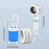 Generic Portable Camping Shower, Portable Outdoor Shower, Rechargeable Electric Shower Pump, Camping Accessories with 3 Modes Shower Head for Camping