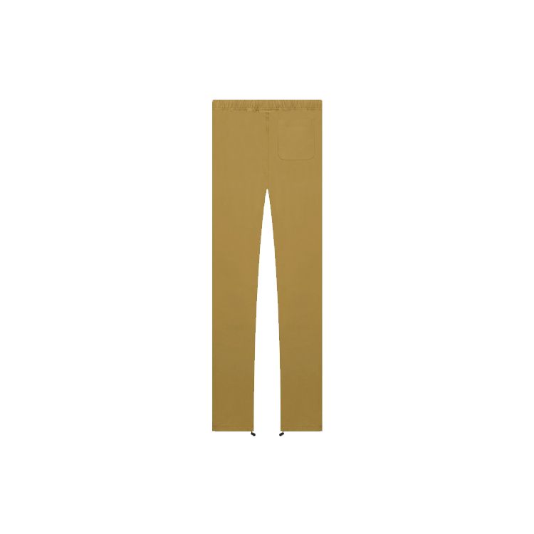 Fear of God Essentials FW21 Track Pants With Thickened Knit For Warmth Unisex Bottoms Amber FOG-FW21-030