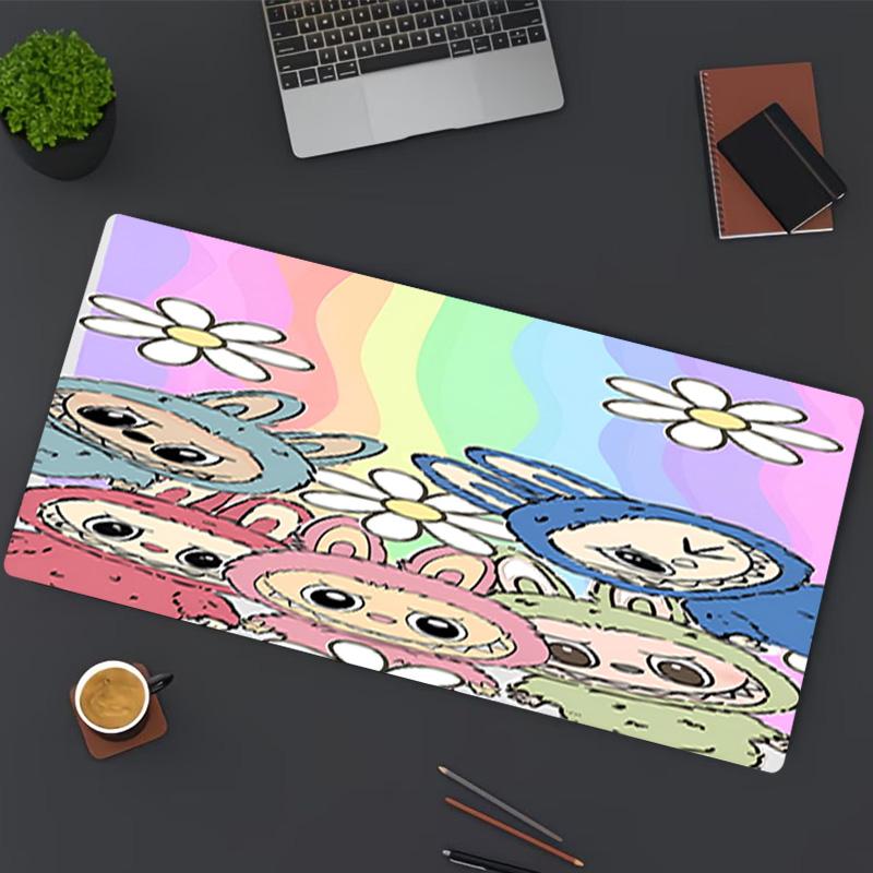 Labubu Print Mouse Pad, for Keyboard Pad Laptop PC Mat for Office Home Use, Desk Decor, Perfect Birthday Gift for Gamers
