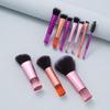 Cangzhou 10-teiliges Reise-Make-up-Pinselset: Tragbare Pinsel für losen Puder, Rouge, Nasenschatten und Lidschatten