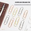 Multi-Purpose Papirklips Papir Fix Clips Penn Holder Clips Notebook Penn Holder Boknål for Notebook Journal Dokumentklemmer