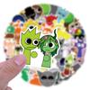 55 Piece Incredibox Sprunki Cute Style Waterproof Stickers For Creative Decoration