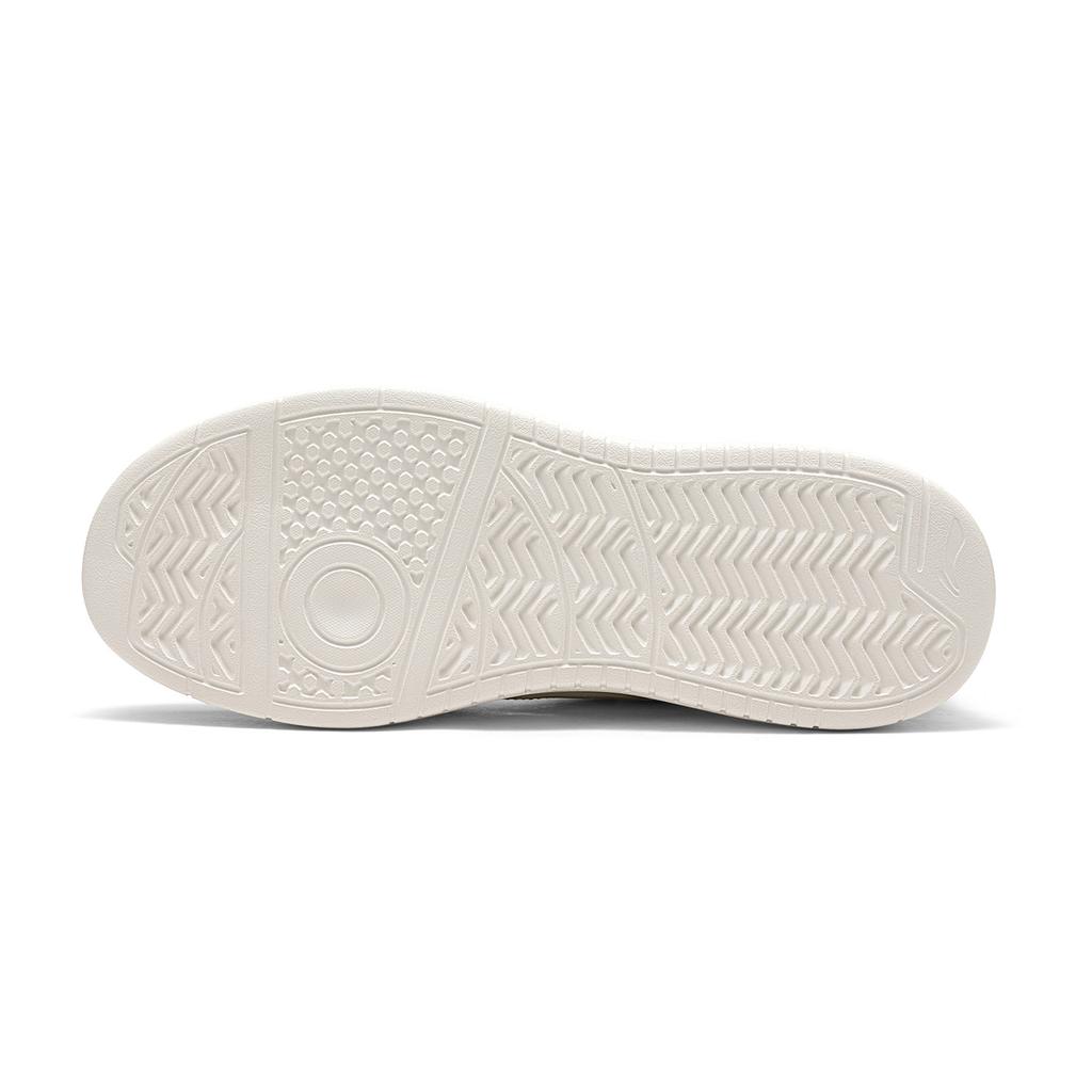 Li Ning First Cloud Abrasion Resistant Slip Resistant Low top Skateboard Shoes Men's Gray White AGCV189-5