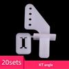 20Set Rc Airplane Servo Horn U Type Fast Connector Four Hole Control Horn For Fixed Wing Model Aircraft Diy Assembly