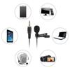 3.5mm Jack Mini Wired Clip on Lapel Hands Free Condenser Microphone Mic for Recording Speeches
