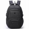 Black City Tourist Backpack Padded Back Aoking 32L With Cord