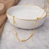 Stainless Steel Clavicle Chain Vintage Beaded Chain Necklace Elegant Women Necklace  Ladies