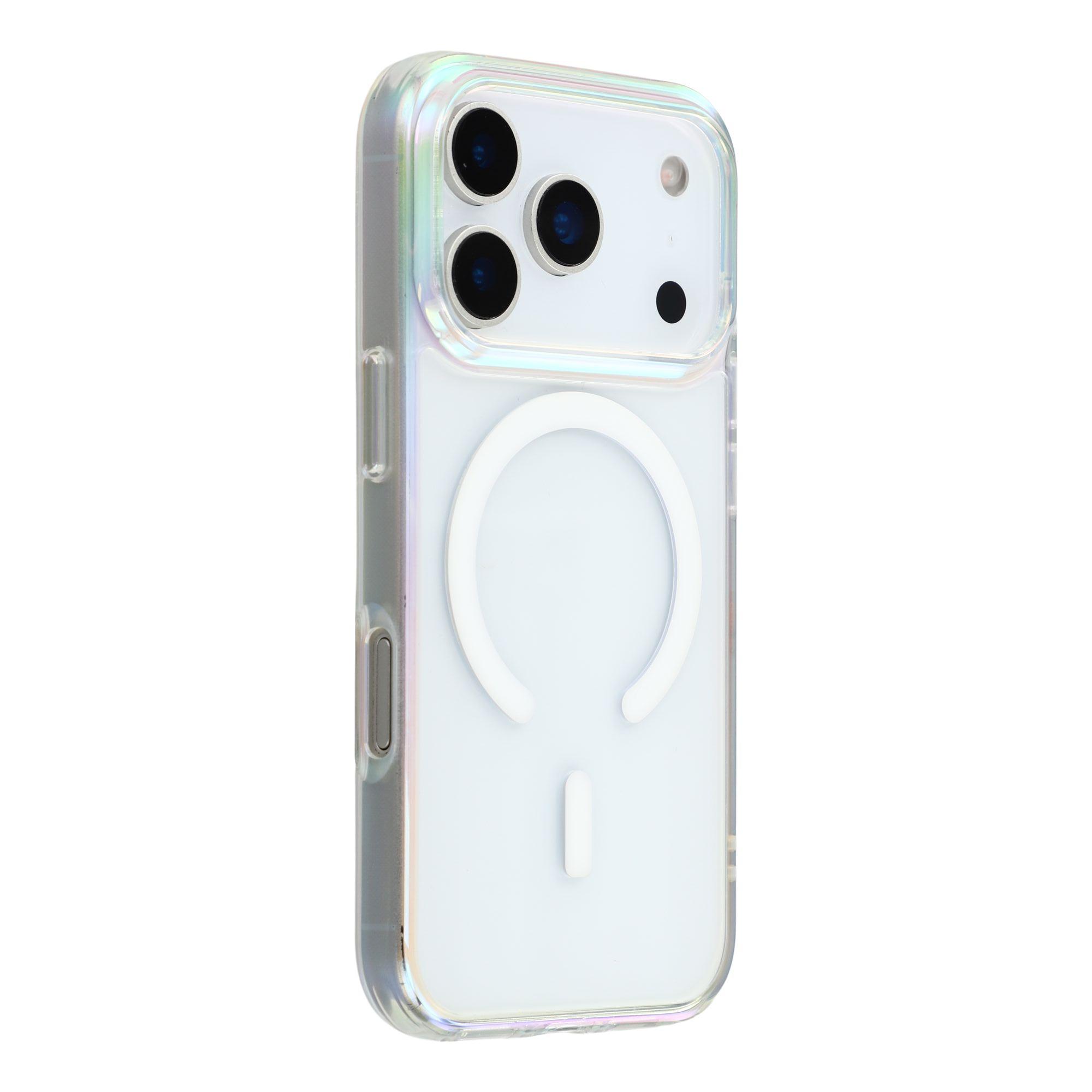 

KIGC For iPhone 17 Pro Max Case Compatible with MagSafe Dazzling Color TPU+PC Phone Back Cover