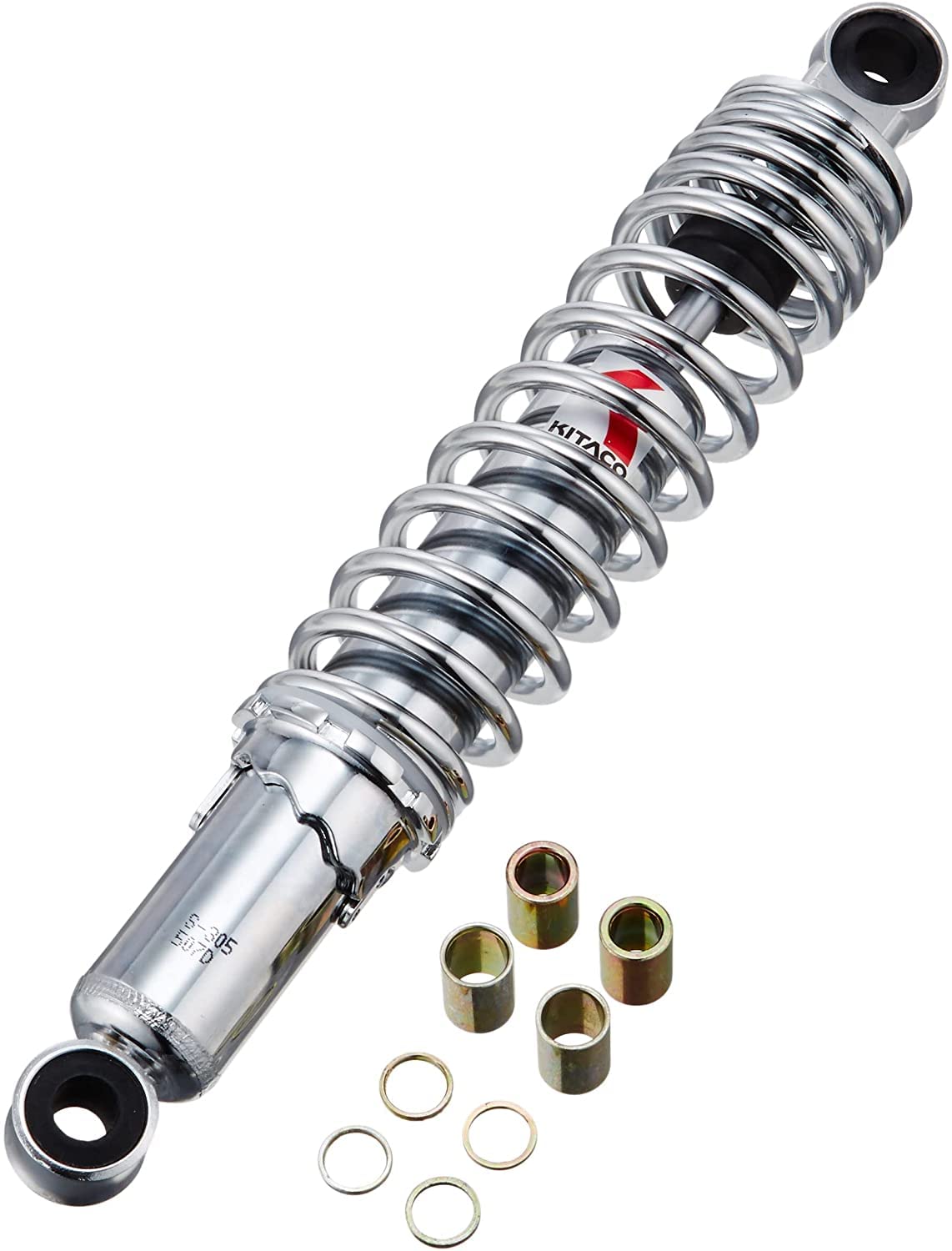 

KITACO Задний амортизатор, Хромированный/Хромированный, 305 мм, для Honda Monkey, 520-3053050