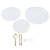 3‑Layer Fruit Tray Molds Round Silicone DIY Hand‑Made Crystal Epoxy Molds Art Supplies