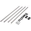 Carmate Cross Ride Series Side Bars for Toyota Hiace and Caravan and Right NS122 (CARMATE) (Left Set)