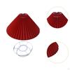 Pleated Lamp Shade Ceiling Pendant Light Cover Fan for Restaurant