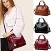 Elegant Women's Pu Leather Shoulder Bag With Soft Material And Retro Design