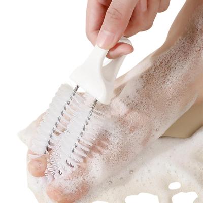 Toe Scrubber Portable Handle Toe Brush Foot Care Scrubber Portable Shower Foot Brush for Toe Cleaning Elderly Foot Care Tool