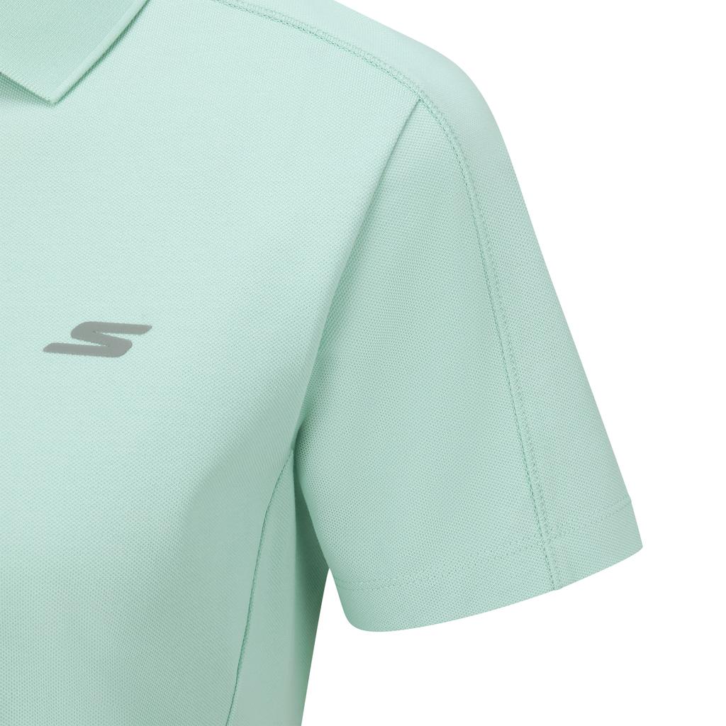 Skechers Solid Color Polo Shirt Women tops P226W007-02KN