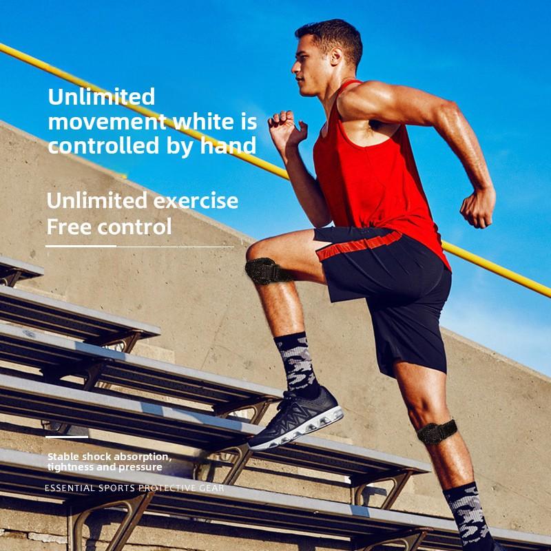 2 Pcs Premium Knee Patella Stabilizer Straps Adjustable Running Hiking Soccer Basketball Patellar Tendon