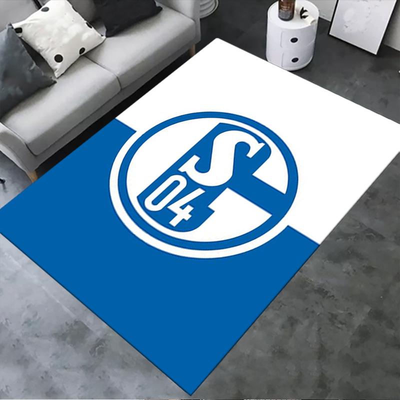 2025 New FC Schalke 04 Carpet Rug for Living Room Bedroom Home Sofa Decoration,Kids play Non-slip Floor Mat50