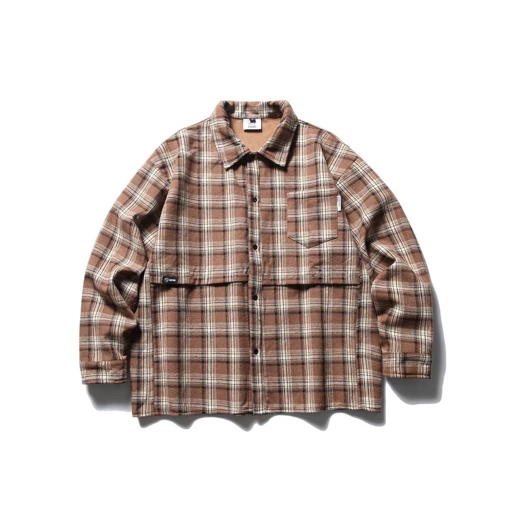 2024 Letter Long Sleeve Shirt Japanese Hong Kong Style Ins Loose Shirt Boys Summer Trendy Versatile Casual Coat